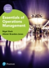 Essentials of Operations Management - Book