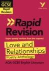 York Notes for AQA GCSE (9-1) Rapid Revision: Love & Relationships AQA Poetry Anthology eBook Edition - eBook
