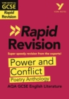 York Notes for AQA GCSE (9-1) Rapid Revision: Power & Conflict AQA Poetry Anthology eBook Edition - eBook
