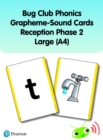 Bug Club Phonics Grapheme-Sound Cards Reception Phase 2 Large (A4) - Book