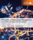 Principles of Operations Management: Sustainability and Supply Chain Management, Global Edition - Book