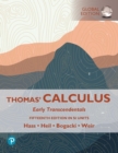 Thomas' Calculus: Early Transcendentals, SI Units - Book