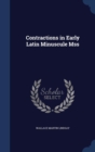 Contractions in Early Latin Minuscule Mss - Book