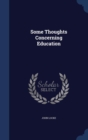 Some Thoughts Concerning Education - Book