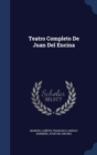 Teatro Completo de Juan del Encina - Book