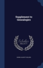 Supplement to Genealogies - Book