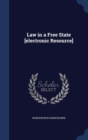 Law in a Free State [Electronic Resource] - Book