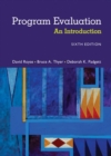Program Evaluation : An Introduction to an Evidence-Based Approach - Book