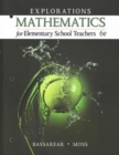 Explorations, Mathematics for Elementary School Teachers - Book