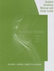 Student Solutions Manual with Study Guide for Burden/Faires/Burden's  Numerical Analysis, 10th - Book