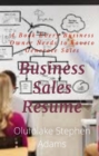 Business Sales Resume - eBook