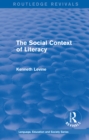 Routledge Revivals: The Social Context of Literacy (1986) - eBook