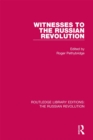 Witnesses to the Russian Revolution - eBook