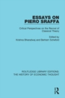 Essays on Piero Sraffa : Critical Perspectives on the Revival of Classical Theory - eBook