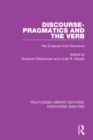 Discourse Pragmatics and the Verb : The Evidence from Romance - eBook