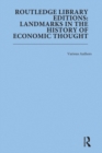 Routledge Library Editions: Landmarks in the History of Economic Thought - eBook