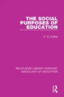 The Social Purposes of Education - eBook