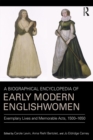 A Biographical Encyclopedia of Early Modern Englishwomen : Exemplary Lives and Memorable Acts, 1500-1650 - eBook