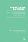 Where Did We Go Wrong? : Industrial Performance, Education and the Economy in Victorian Britain - eBook