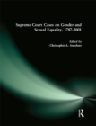 Supreme Court Cases on Political Representation, 1787-2001 - eBook