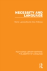 Necessity and Language - eBook