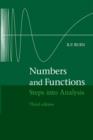 Numbers and Functions : Steps into Analysis - eBook