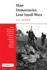 How Democracies Lose Small Wars : State, Society, and the Failures of France in Algeria, Israel in Lebanon, and the United States in Vietnam - eBook