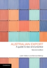 Australian Export : A Guide to Law and Practice - eBook