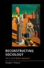 Reconstructing Sociology : The Critical Realist Approach - eBook