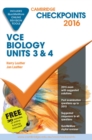 Cambridge Checkpoints VCE Biology Units 3 and 4 2016 and Quiz Me More - Book
