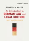 An Introduction to German Law and Legal Culture : Text and Materials - Book