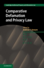 Comparative Defamation and Privacy Law - eBook