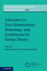 Advances in Two-Dimensional Homotopy and Combinatorial Group Theory - Book
