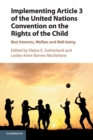 Implementing Article 3 of the United Nations Convention on the Rights of the Child : Best Interests, Welfare and Well-being - Book