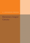 Elementary Integral Calculus - Book