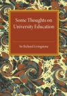 Some Thoughts on University Education - Book