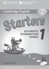 Cambridge English Starters 1 for Revised Exam from 2018 Answer Booklet : Authentic Examination Papers - Book
