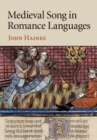 Medieval Song in Romance Languages - Book