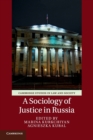 A Sociology of Justice in Russia - Book