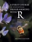A First Course in Statistical Programming with R - eBook