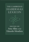 The Cambridge Habermas Lexicon - eBook