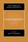 Cambridge World History of Lexicography - eBook