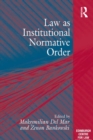 Law as Institutional Normative Order - eBook