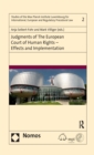 Judgments of the European Court of Human Rights - Effects and Implementation - eBook