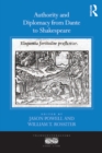 Authority and Diplomacy from Dante to Shakespeare - eBook