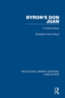 Byron's Don Juan : A Critical Study - eBook