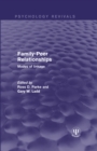 Family-Peer Relationships : Modes of Linkage - eBook