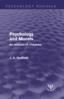 Psychology and Morals : An Analysis of Character - eBook