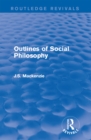 Outlines of Social Philosophy - eBook