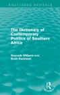 The Dictionary of Contemporary Politics of Southern Africa - eBook